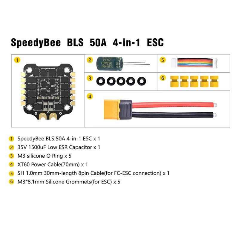 SpeedyBee F405 V3/V4 FC ESC St - Speedybee F405 V4 Bls 55A Stack recension och pris