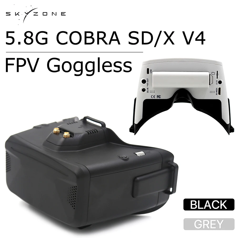 Skyzone 5.8G Cobra SD/X V4 FPV - Skyzone Cobra X V2 Fpv Goggles recension och pris
